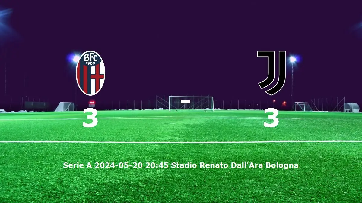 Bologna mot Juventus tidslinje och laguppställning