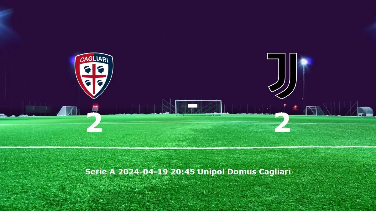 Cagliari mot Juventus tidslinje och laguppställning