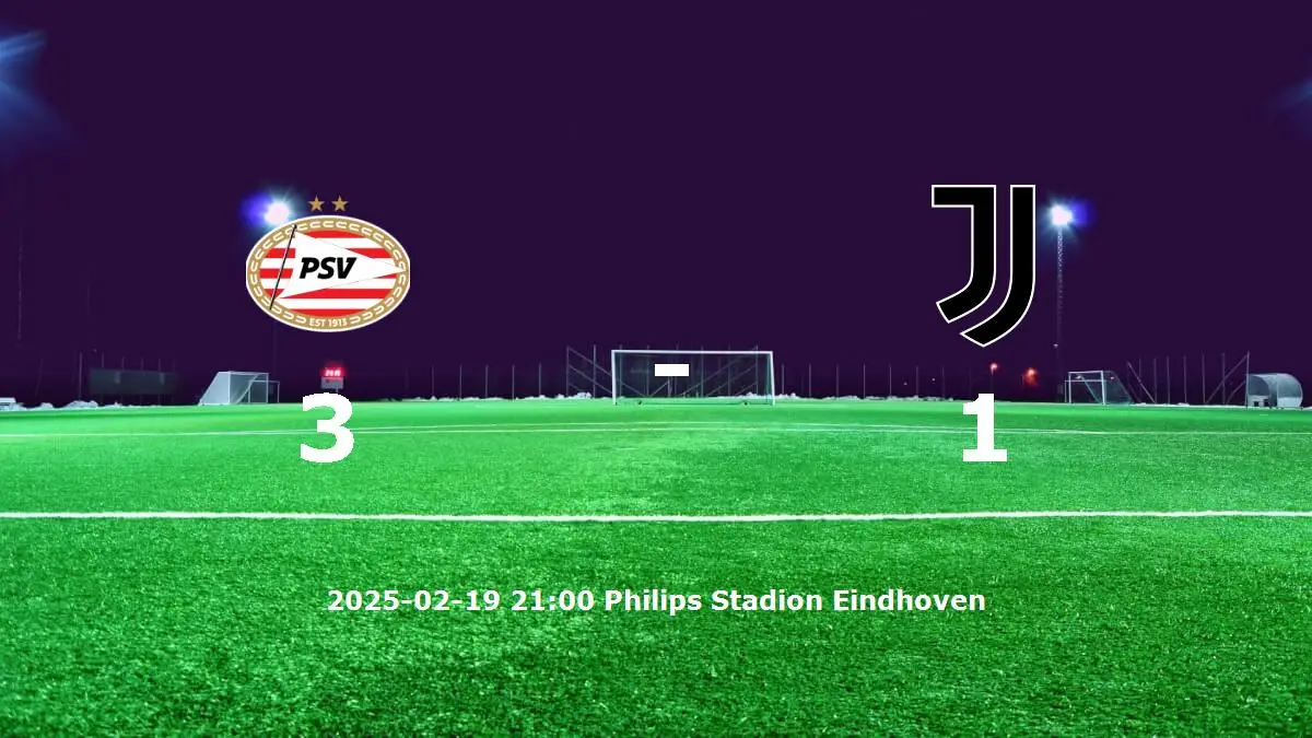 Eindhoven mot Juventus tidslinje och laguppställning