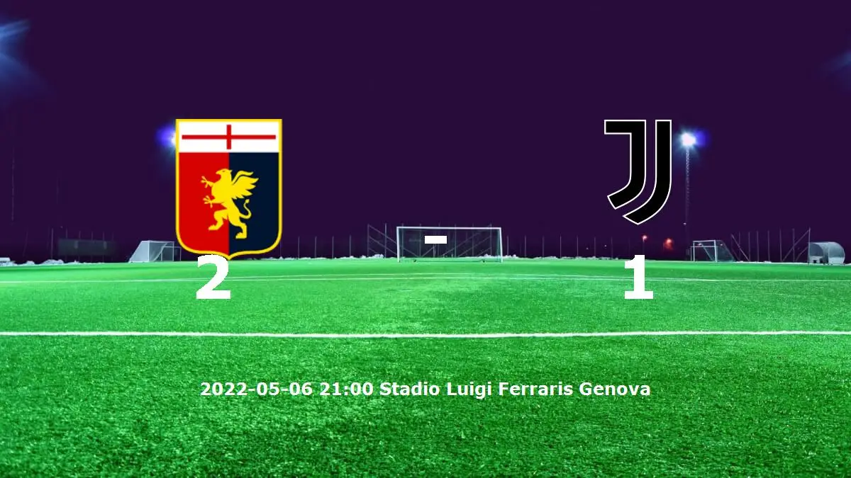Genoa mot Juventus tidslinje och laguppställning