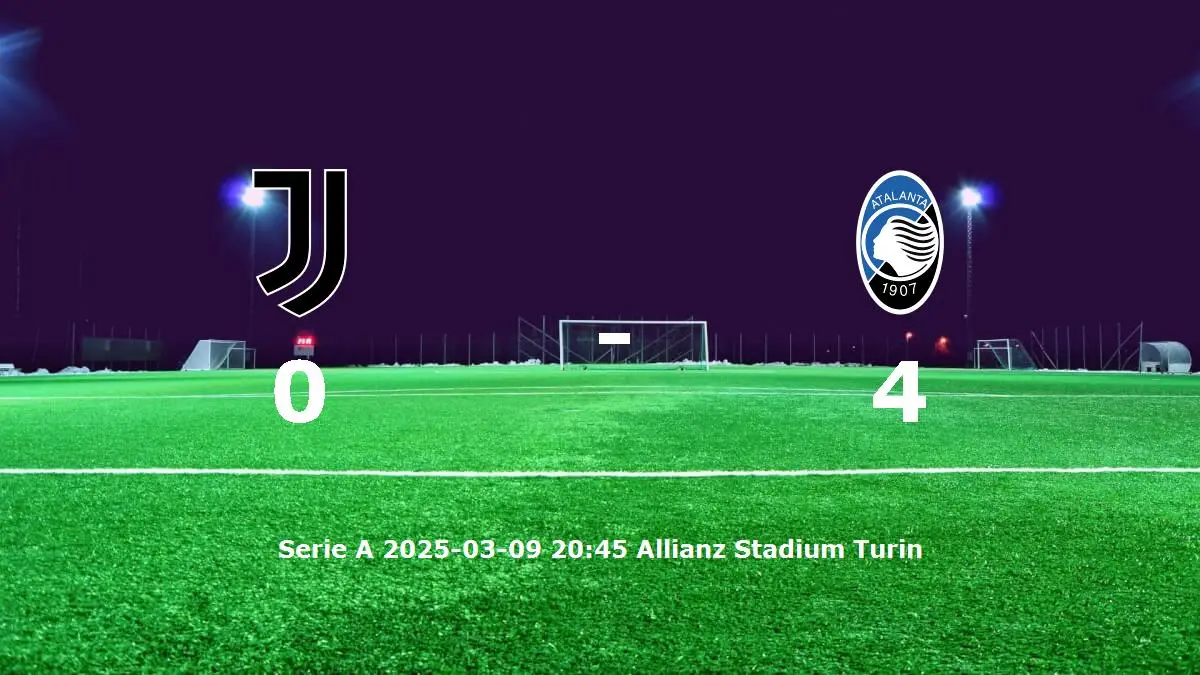 Juventus mot Atalanta tidslinje och laguppställning