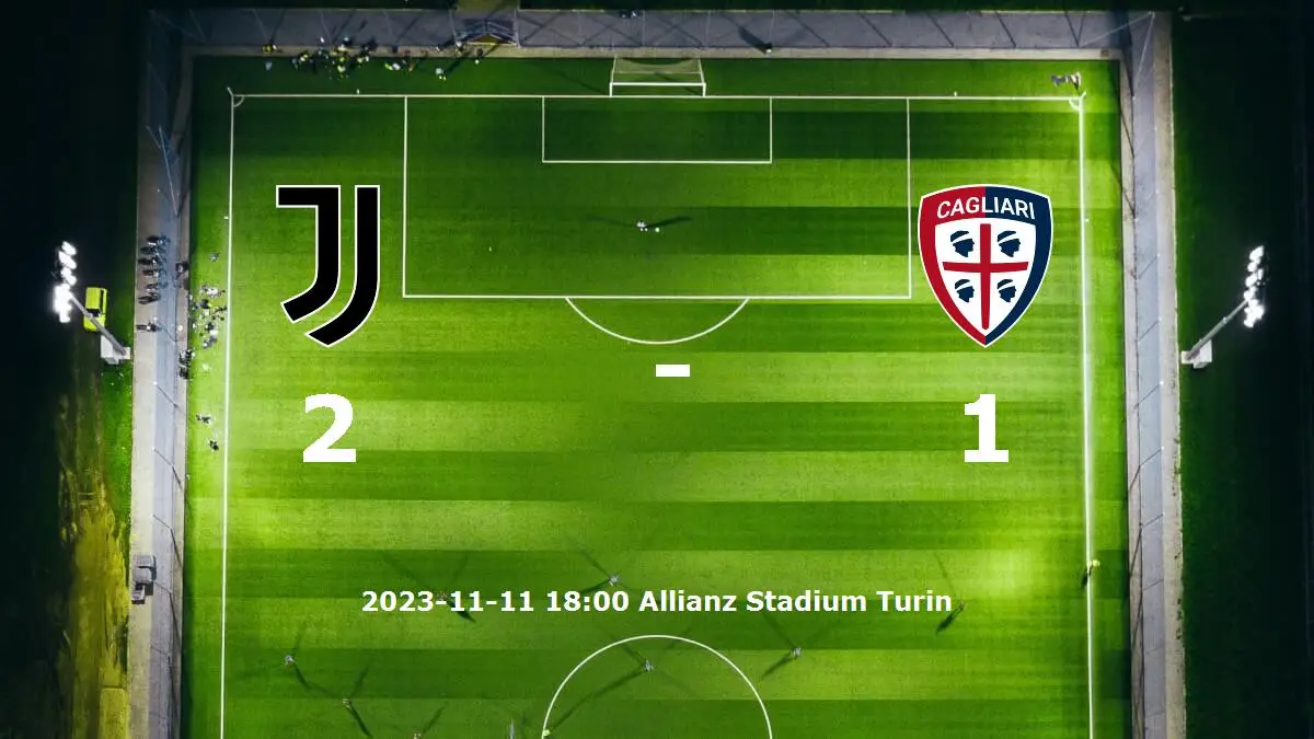 Juventus mot Cagliari tidslinje och laguppställning