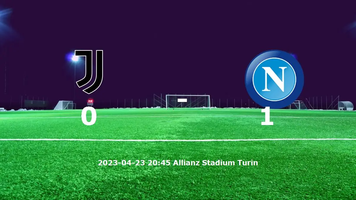 Juventus mot Napoli tidslinje och laguppställning