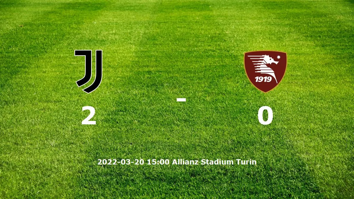 Juventus mot Salernitana tidslinje och laguppställning