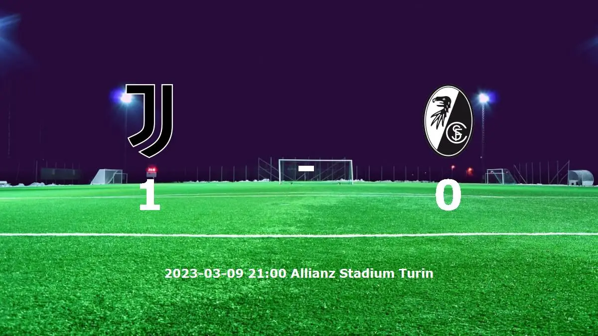 Juventus mot SC Freiburg tidslinje och laguppställning