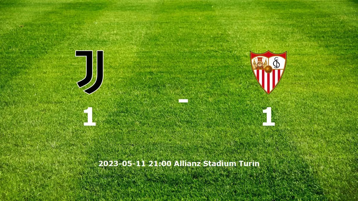 Juventus mot Sevilla FC tidslinje och laguppställning