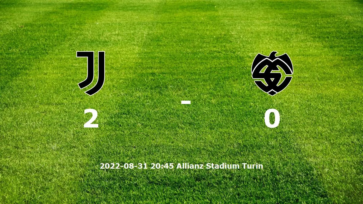 Juventus mot Spezia tidslinje och laguppställning