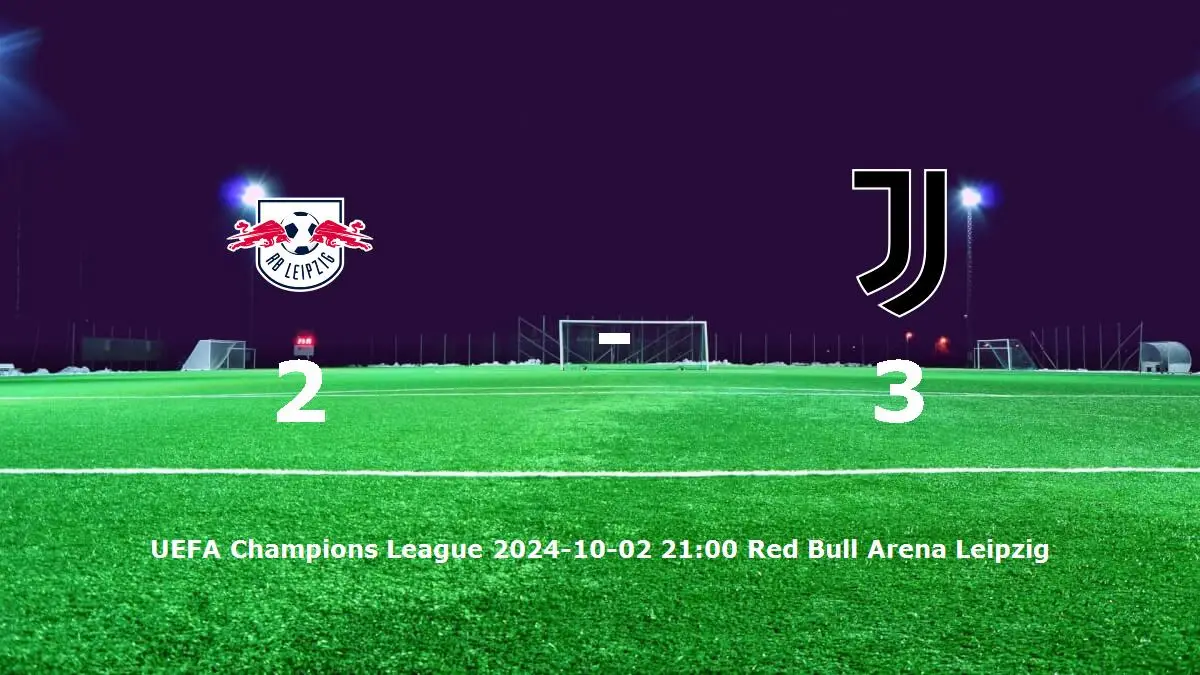 RB Leipzig mot Juventus tidslinje och laguppställning