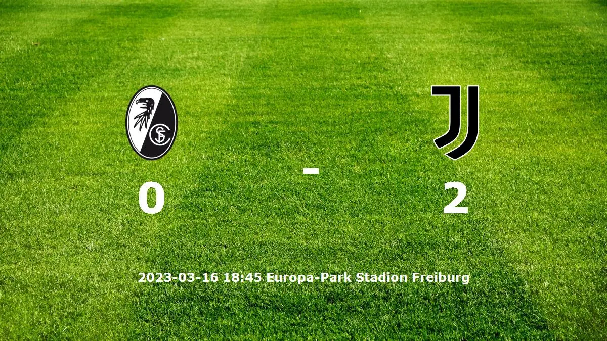 SC Freiburg mot Juventus tidslinje och laguppställning