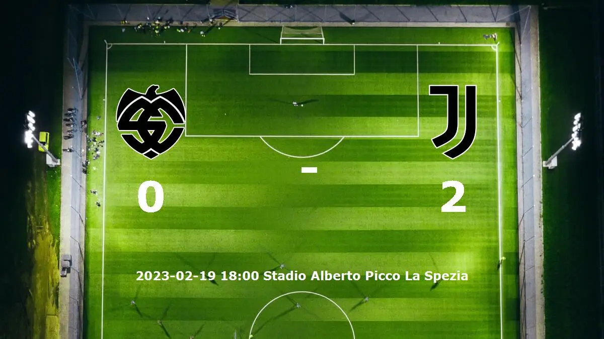 Spezia mot Juventus tidslinje och laguppställning