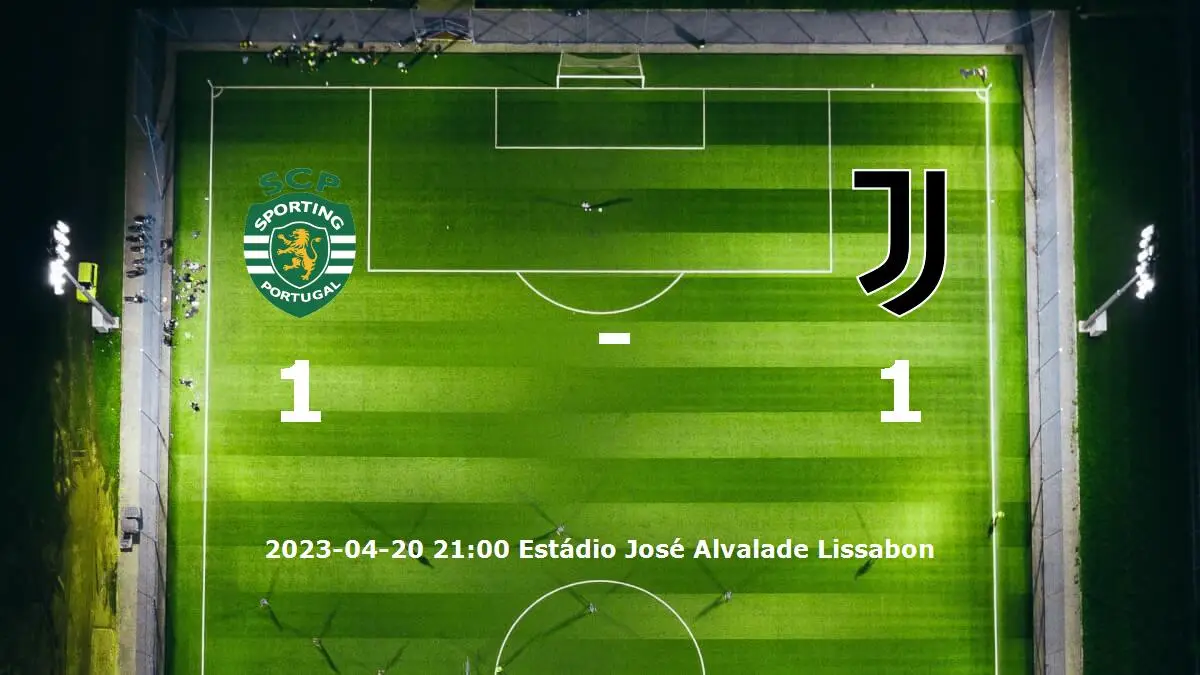 Sporting CP mot Juventus tidslinje och laguppställning